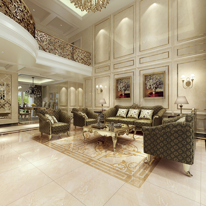 香蕉APP直播陶瓷砖客厅KYPKYP8069效果图