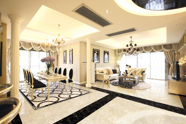 香蕉APP直播陶大理石瓷砖KYG8009+KYB8017+KYB8015-DH 效果图