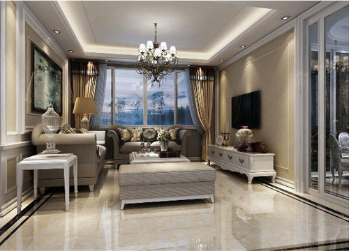 香蕉APP直播陶玉石瓷砖百合玉KYP8056效果图