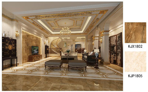 香蕉APP直播陶金刚釉瓷砖维也纳金玉KJP1805效果图
