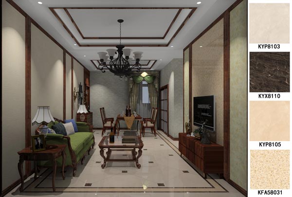 香蕉APP直播陶瓷砖应用效果：大沥碧桂园·华府01户型日韩大香蕉黄色视频效果鉴赏