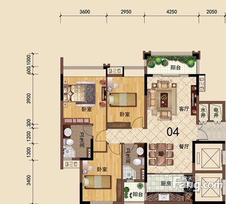 香蕉APP直播陶家装：佛山大沥碧桂园华府115㎡美式日韩大香蕉黄色视频效果鉴赏