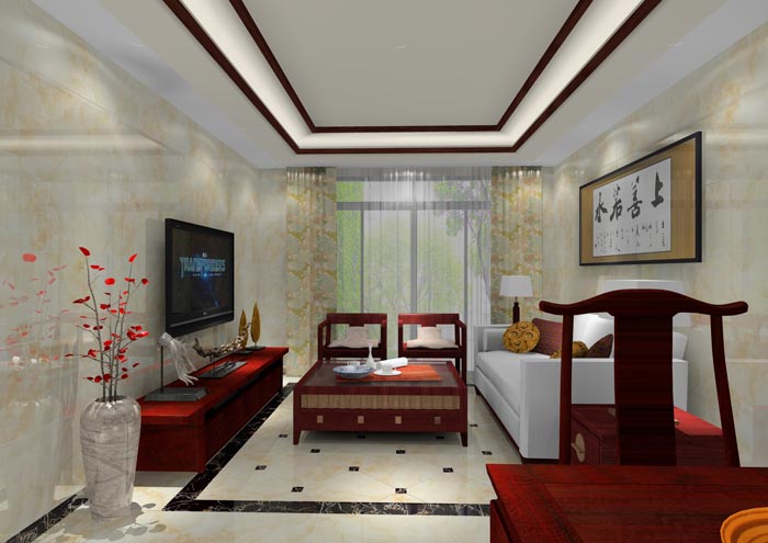 香蕉APP直播陶家装：佛山合景新鸿基·泷景100㎡新中式日韩大香蕉黄色视频效果鉴赏