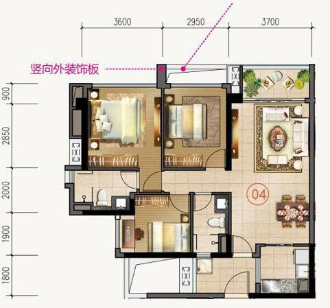 香蕉APP直播陶家装：佛山合景新鸿基·泷景96㎡简约现代日韩大香蕉黄色视频效果鉴赏