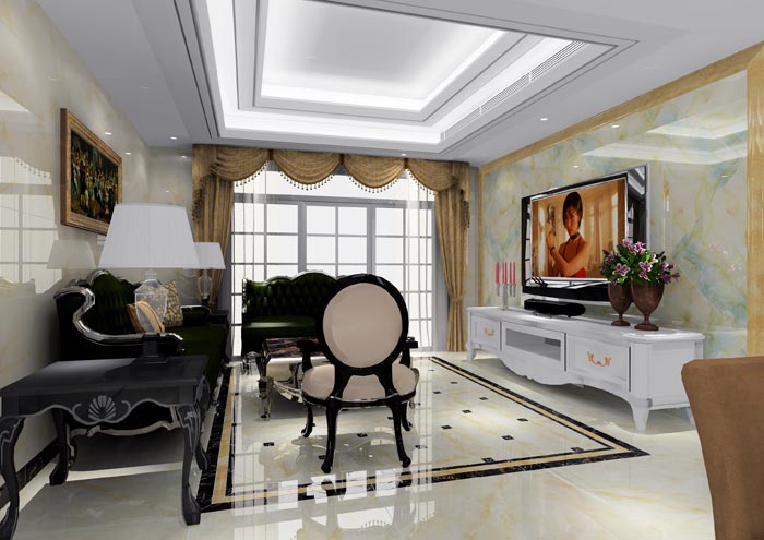 香蕉APP直播陶家装：佛山恒宝御龙湾128㎡的欧式风格日韩大香蕉黄色视频鉴赏