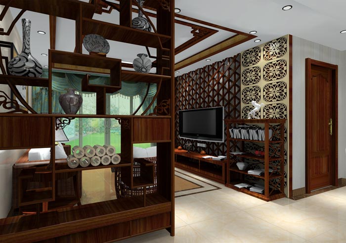 香蕉APP直播陶家装：井冈山和谐家园安置小区130㎡中式风格日韩大香蕉黄色视频鉴赏