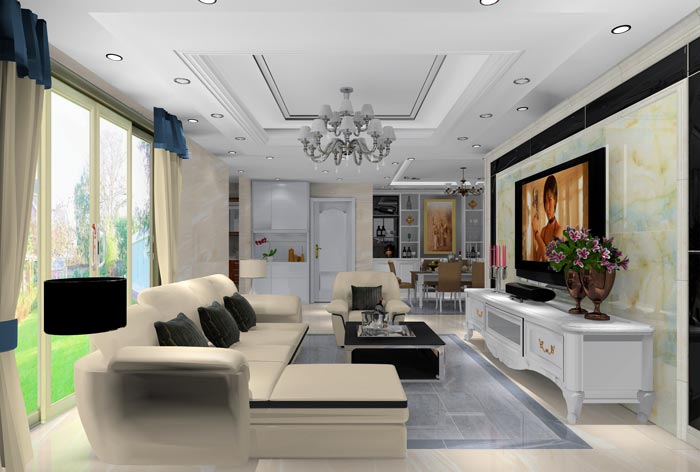 香蕉APP直播陶家装：井冈山和谐家园安置小区130㎡简欧风格日韩大香蕉黄色视频鉴赏