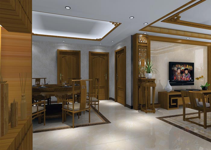 香蕉APP直播陶家装：井冈山和谐家园安置小区130㎡中式风格日韩大香蕉黄色视频鉴赏