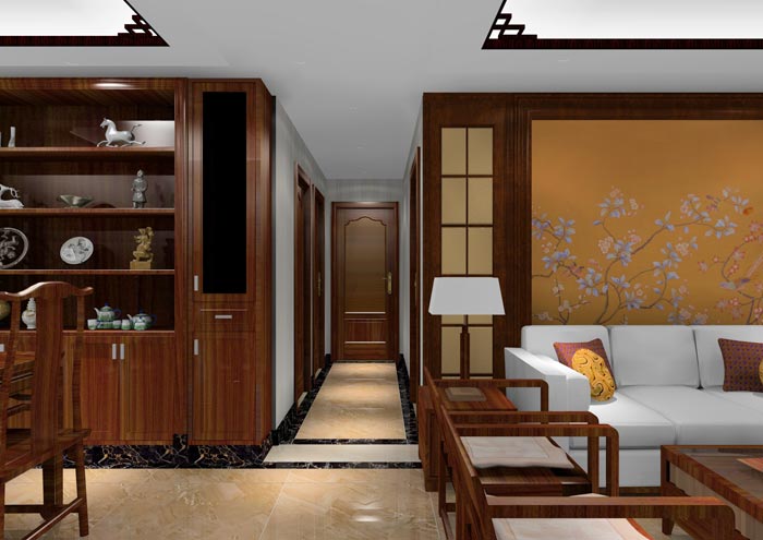 香蕉APP直播陶家装：佛山狮山上林苑90㎡中式风格日韩大香蕉黄色视频鉴赏