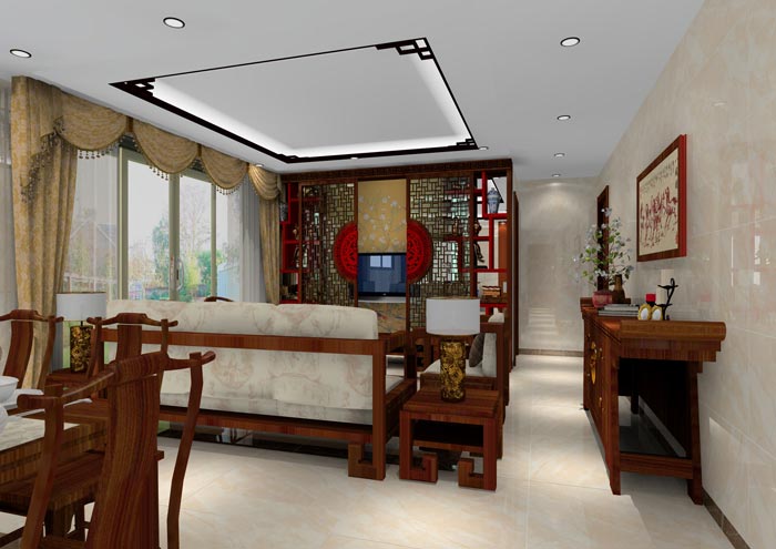 香蕉APP直播陶家装：佛山龙湖春江名城120㎡的中式风格日韩大香蕉黄色视频鉴赏