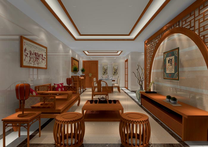 香蕉APP直播陶家装：佛山佛山容桂颐澳花园116㎡的中式风格日韩大香蕉黄色视频鉴赏