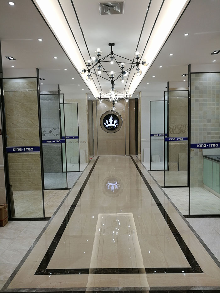 【实景案例】陶瓷一线香蕉APP视频污版在线香蕉APP直播陶瓷砖重庆垫江200方专卖店鉴赏