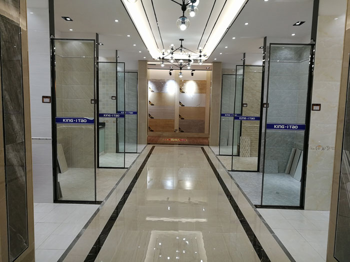 【实景案例】陶瓷一线香蕉APP视频污版在线香蕉APP直播陶瓷砖重庆垫江200方专卖店鉴赏