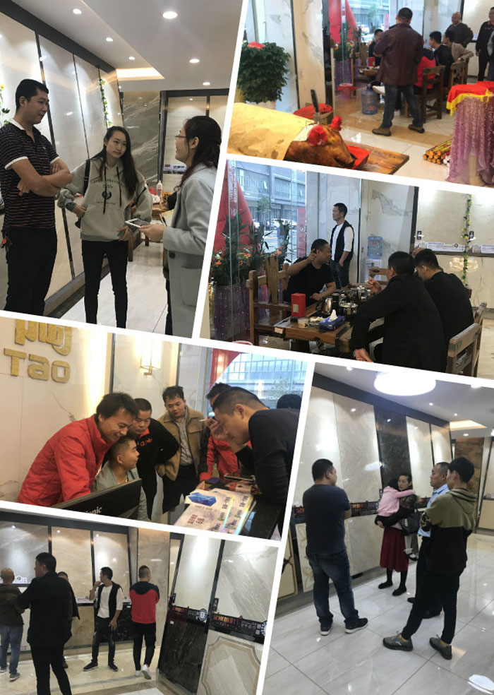 陶瓷一线香蕉APP视频污版在线 香蕉APP直播陶瓷砖 中山古镇300平专卖店开业盛典圆满成功