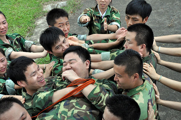 2013年8月香蕉APP直播陶拓展训练