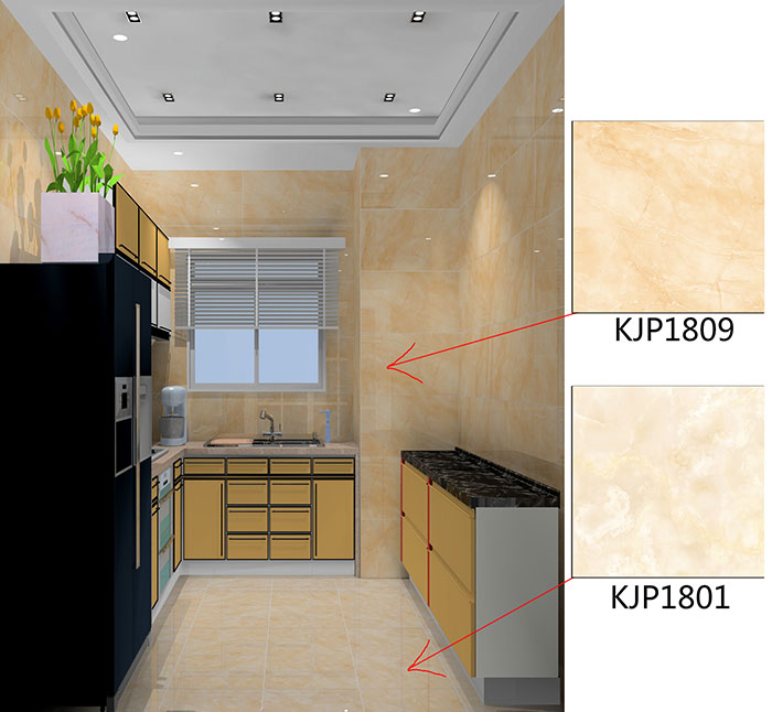 佛山美的花湾城日韩大香蕉黄色视频案例厨房效果图