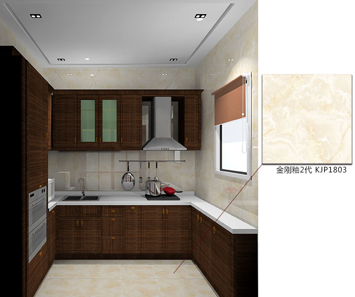 佛山美的花湾城日韩大香蕉黄色视频案例厨房效果图