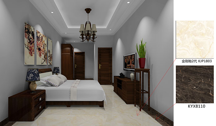 佛山美的花湾城日韩大香蕉黄色视频案例卧室效果图