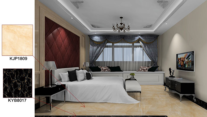 佛山万科·湖岸日韩大香蕉黄色视频案例卧室效果图