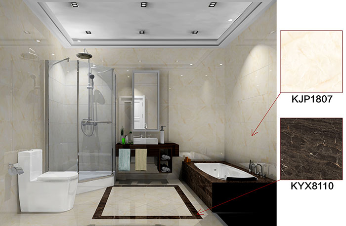 佛山万科·湖岸日韩大香蕉黄色视频案例浴室效果图