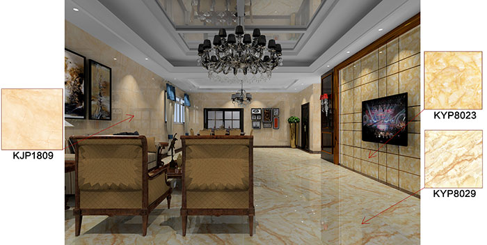 佛山万科·湖岸日韩大香蕉黄色视频案例客厅效果图