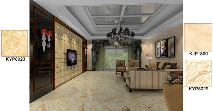 佛山万科·湖岸日韩大香蕉黄色视频案例客厅效果图