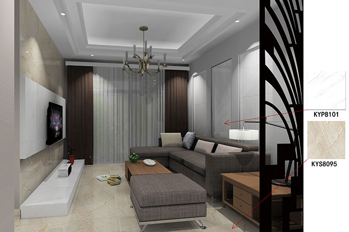 大沥碧桂园·华府日韩大香蕉黄色视频案例客厅效果图