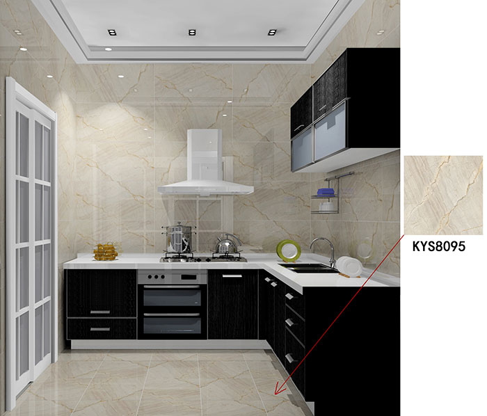 大沥碧桂园·华府日韩大香蕉黄色视频案例厨房效果图