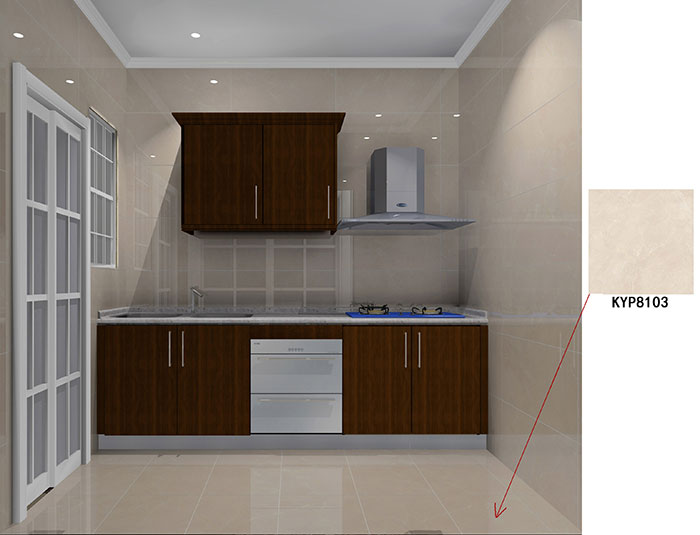 大沥碧桂园·华府日韩大香蕉黄色视频案例厨房效果图