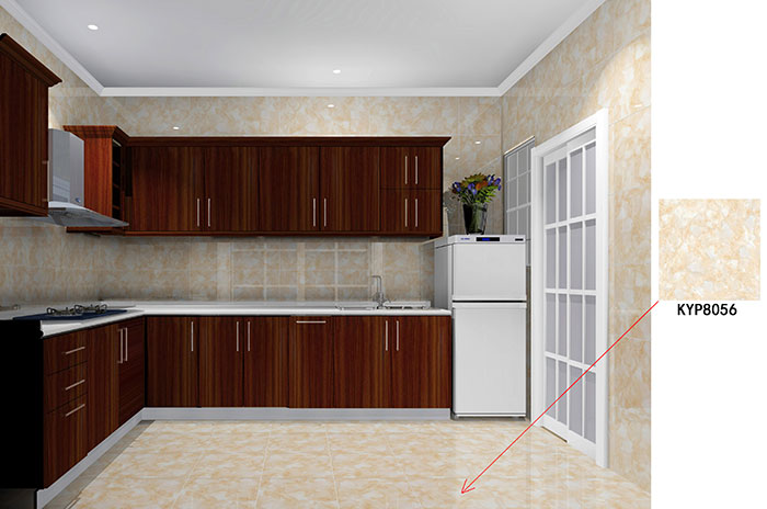 大沥碧桂园·华府日韩大香蕉黄色视频案例厨房效果图