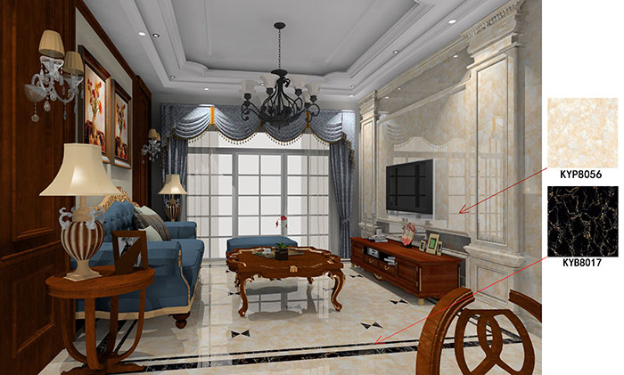 大沥碧桂园·华府日韩大香蕉黄色视频案例客厅效果