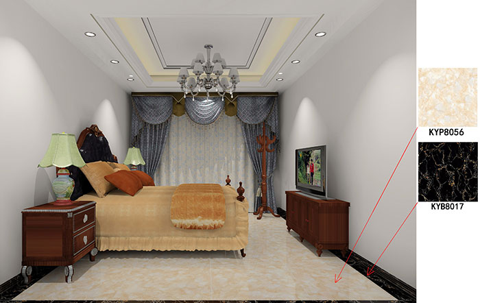 大沥碧桂园·华府日韩大香蕉黄色视频案例卧室效果图