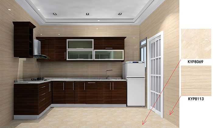 大沥碧桂园·华府日韩大香蕉黄色视频案例厨房效果图