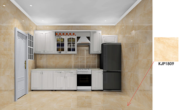 大沥碧桂园·华府日韩大香蕉黄色视频案例厨房效果图