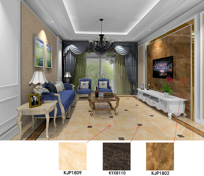 大沥碧桂园·华府日韩大香蕉黄色视频案例客厅效果图