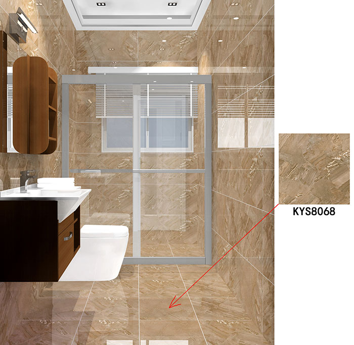 大沥碧桂园·华府日韩大香蕉黄色视频案例浴室效果图