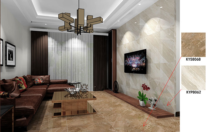 大沥碧桂园·华府日韩大香蕉黄色视频案例客厅效果图