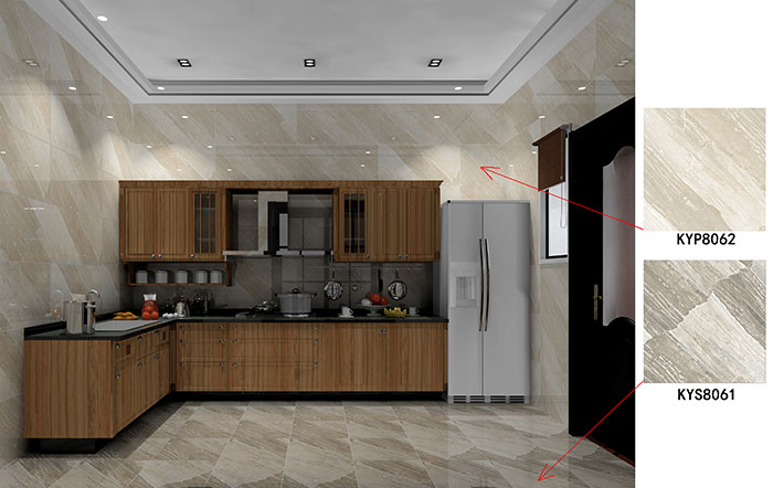 大沥碧桂园·华府日韩大香蕉黄色视频案例厨房效果图